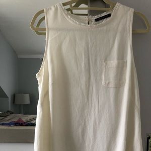Like New M&S Collection White Linen Dress